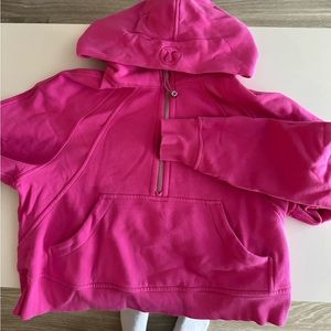 Sonic Pink Lulu Scuba half zip